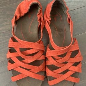 Ahnu Women's Orange Sandals